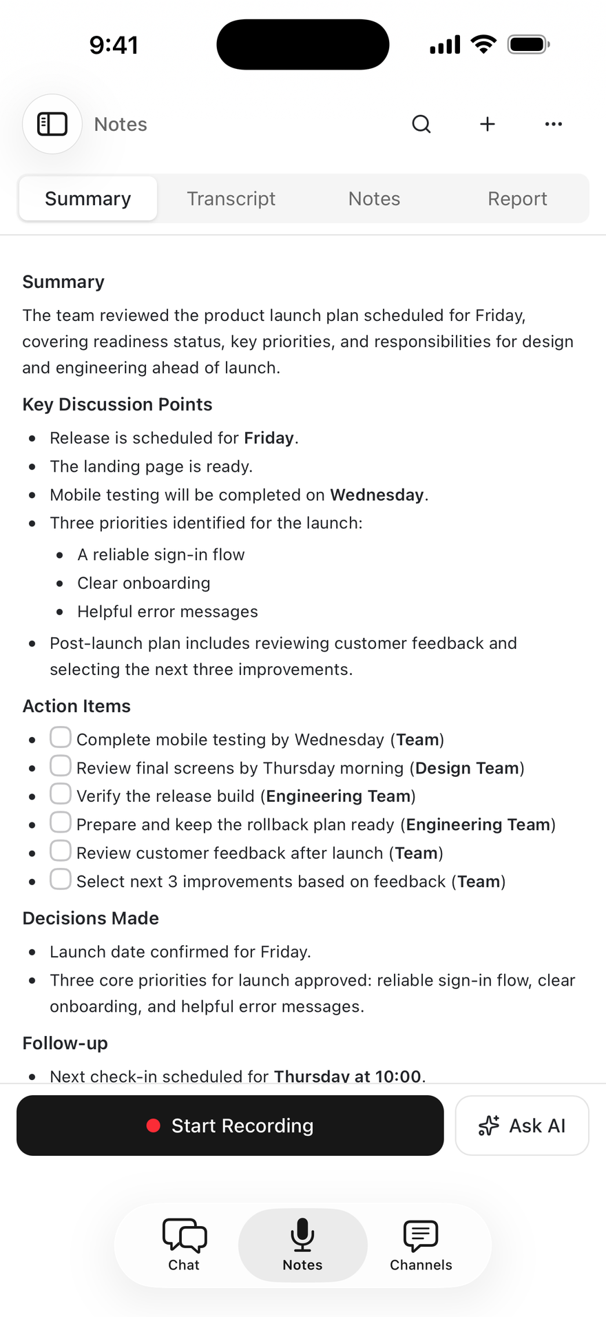 Foxl Notes on iPhone: The big picture